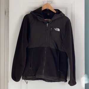 North Face Women’s Denali Hoodie in Brown - Medium
